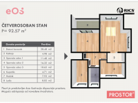 24 Tlocrt četverosoban stan B,-Stan-7,-92,57