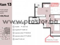 2 Tlocrt stana S13