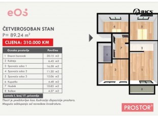 VRTOVI SUNCA! Četverosoban stan sa balkonom, na prizemlju manje stambene zgrade, u izuzetno mirnom i tihom naselju u Centru ***Virtuelna šetnja 360°***