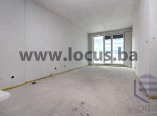 NOVOGRADNJA DOBRINJA! Dvosoban stan sa terasom površine 62,3m2, istočne orijentacije na prizemlju novog stambeno-poslovnog objekta u ul. Braće Mulić