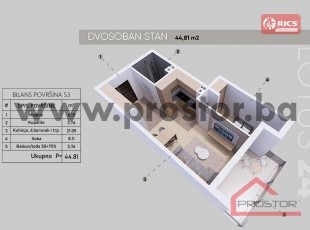 NEW BUILDING LOTUS 24, NEDŽARIĆI! Modern, smaller one-bedroom apartments approximately 44sq.m and 49sq.m in an ideal location. PRE-SALE DISCOUNTS of 3%!
