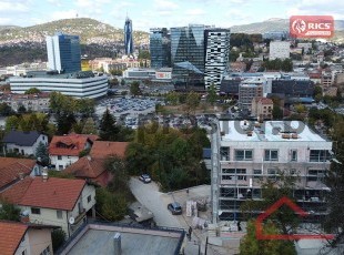 NOVOGRADNJA CITY LIFE, SKENDERIJA! Manji trosoban stan s otvorenim pogledom na SCC i centar Sarajeva