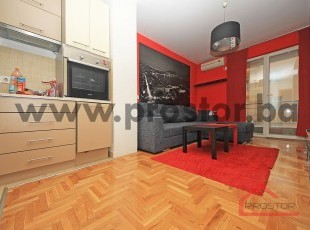 Furnished Studio Apartment with a Balcony on the Sixth Floor at Stup, Sarajevo