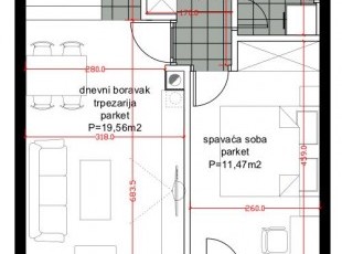 NEW PROJECT - Moja Malta! Splendid 47.64sqm 1-BDR apartment w/loggia on great location in Sarajevo, Dolac Malta - FOR SALE 